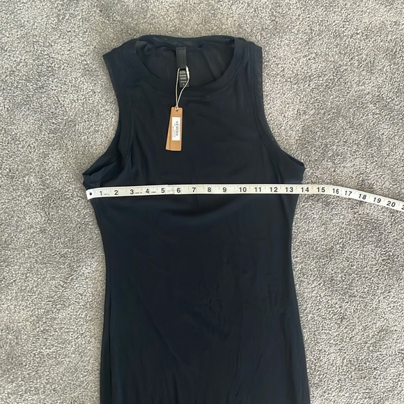 SKIMS Mesh Mini-dress in Onyx - Picture 7 of 8